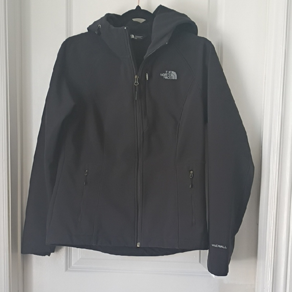 The North Face Black Full Zip Hooded Jacket Medium